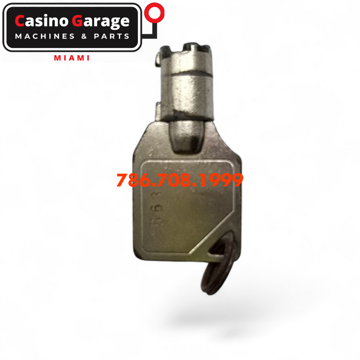 Key Round Barrel Code 1563 Key