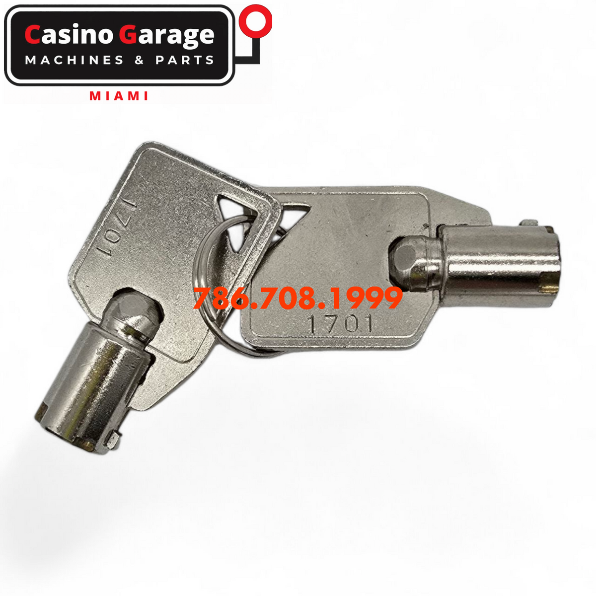 Key Round Barrel Code 1701 Key
