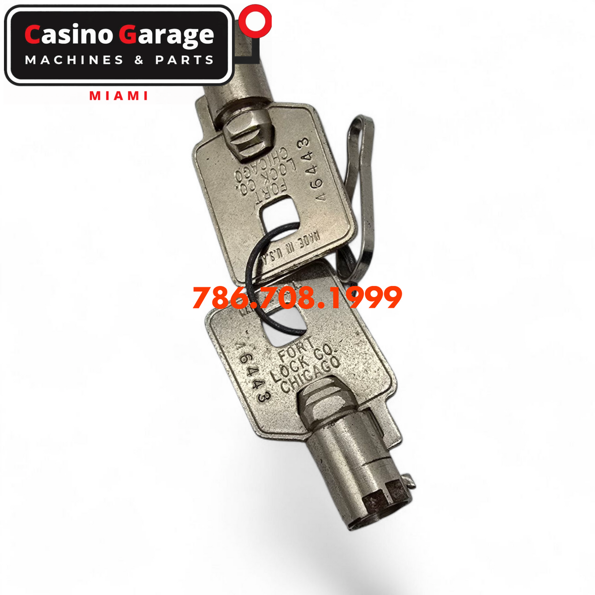 Key Round Barrel Code 46443 Key