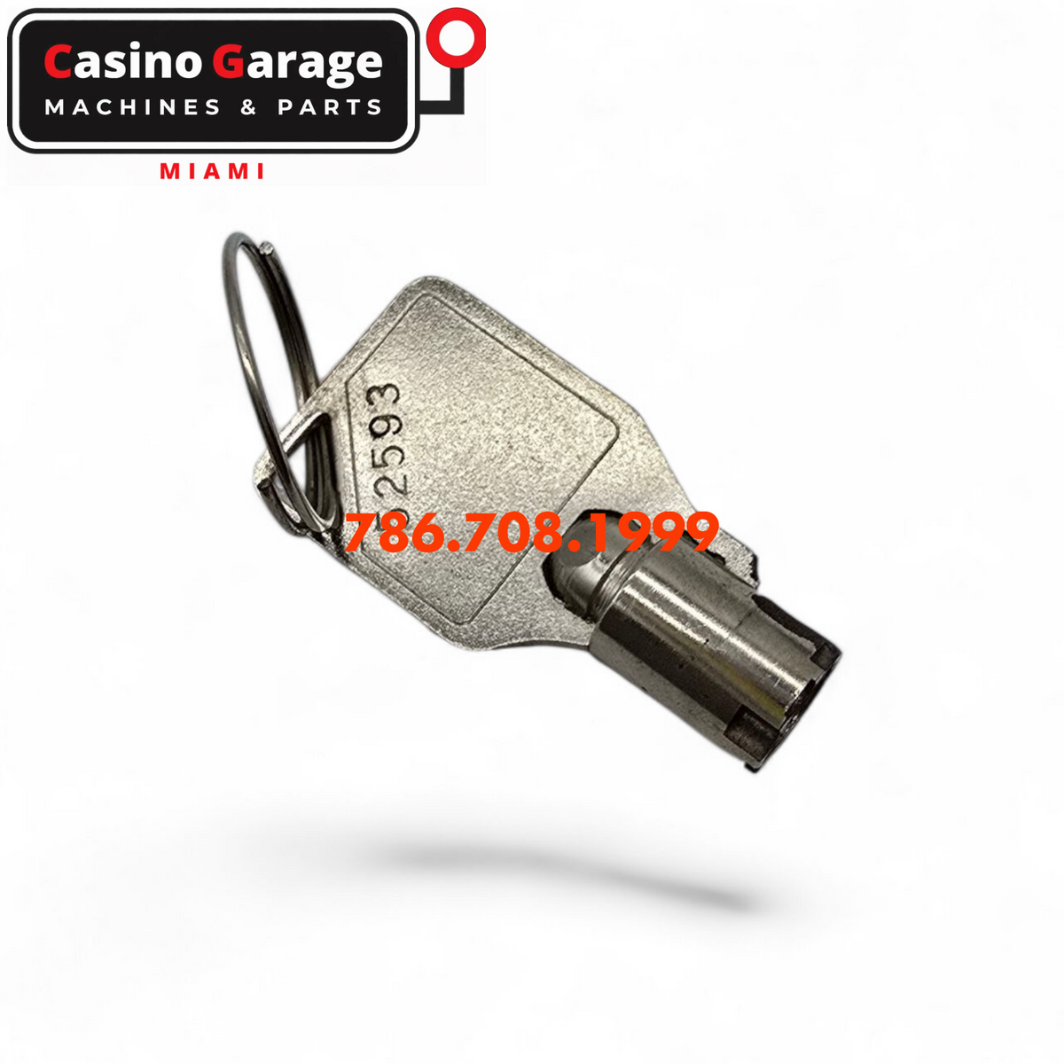 Key Round Barrel Code 52593 Key
