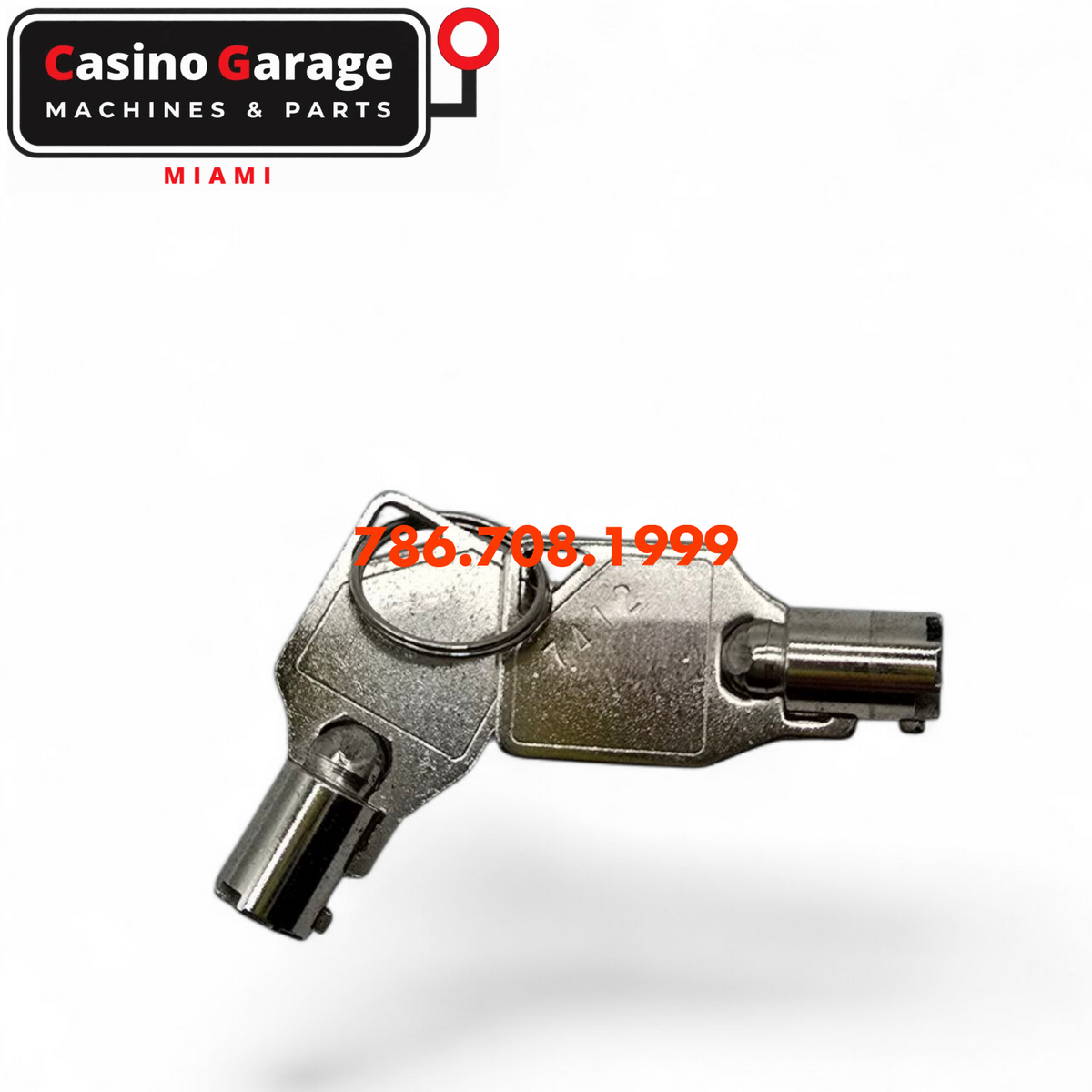 Key Round Barrel Code 7412 Key