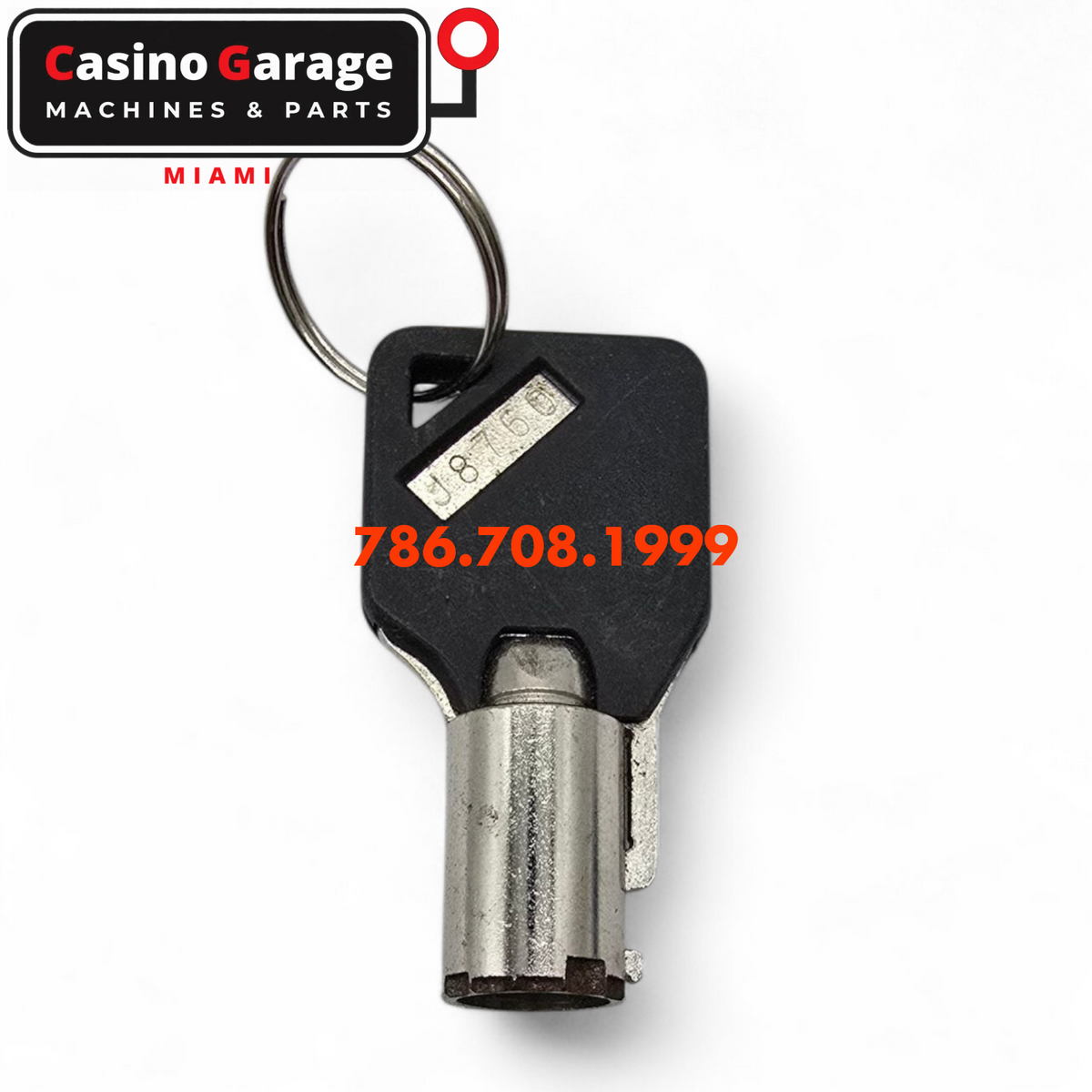 Key Round Barrel Code J8760 Key