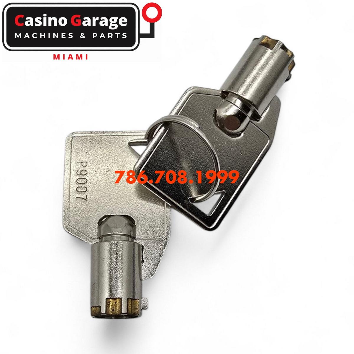 Key Round Barrel Code P9007 Key