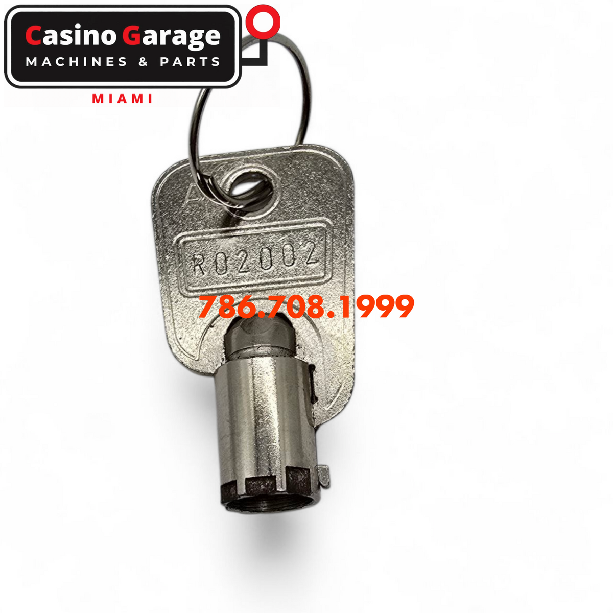 Key Round Barrel Code R 02002 Key