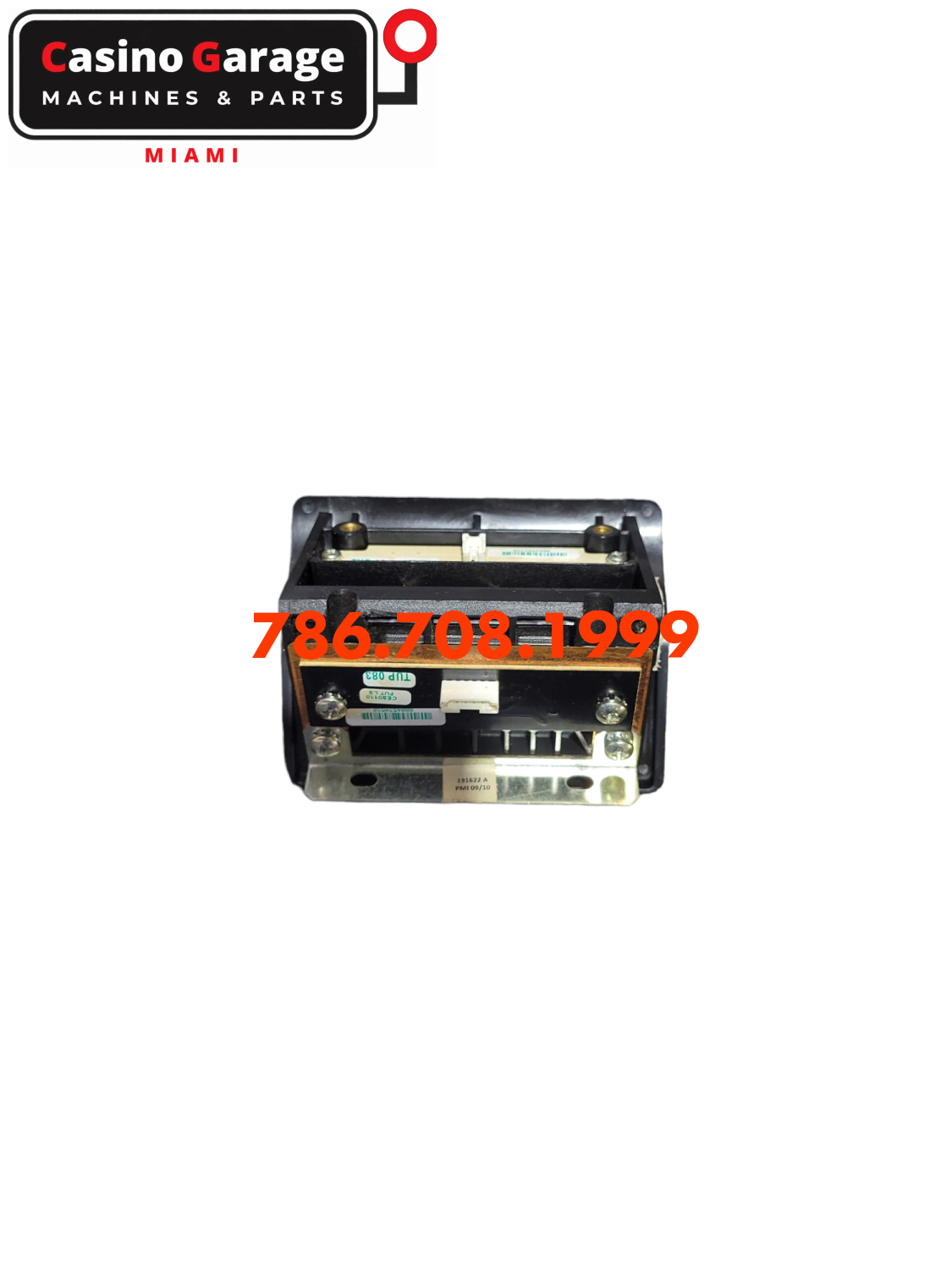 Bezel Konami ( Insert Bill Or Tickets) Parts N° 310277