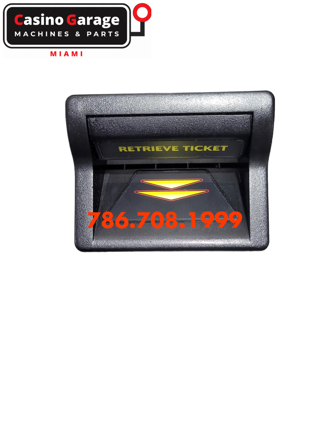 Bezel Konami ( Ticket Retrieve) Parts N° 330746