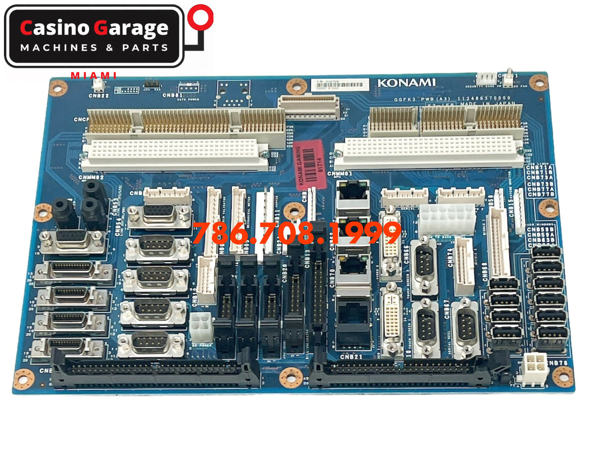 Konami Podium KP3/K2V Backplane With Logic Cage. - Backplanes