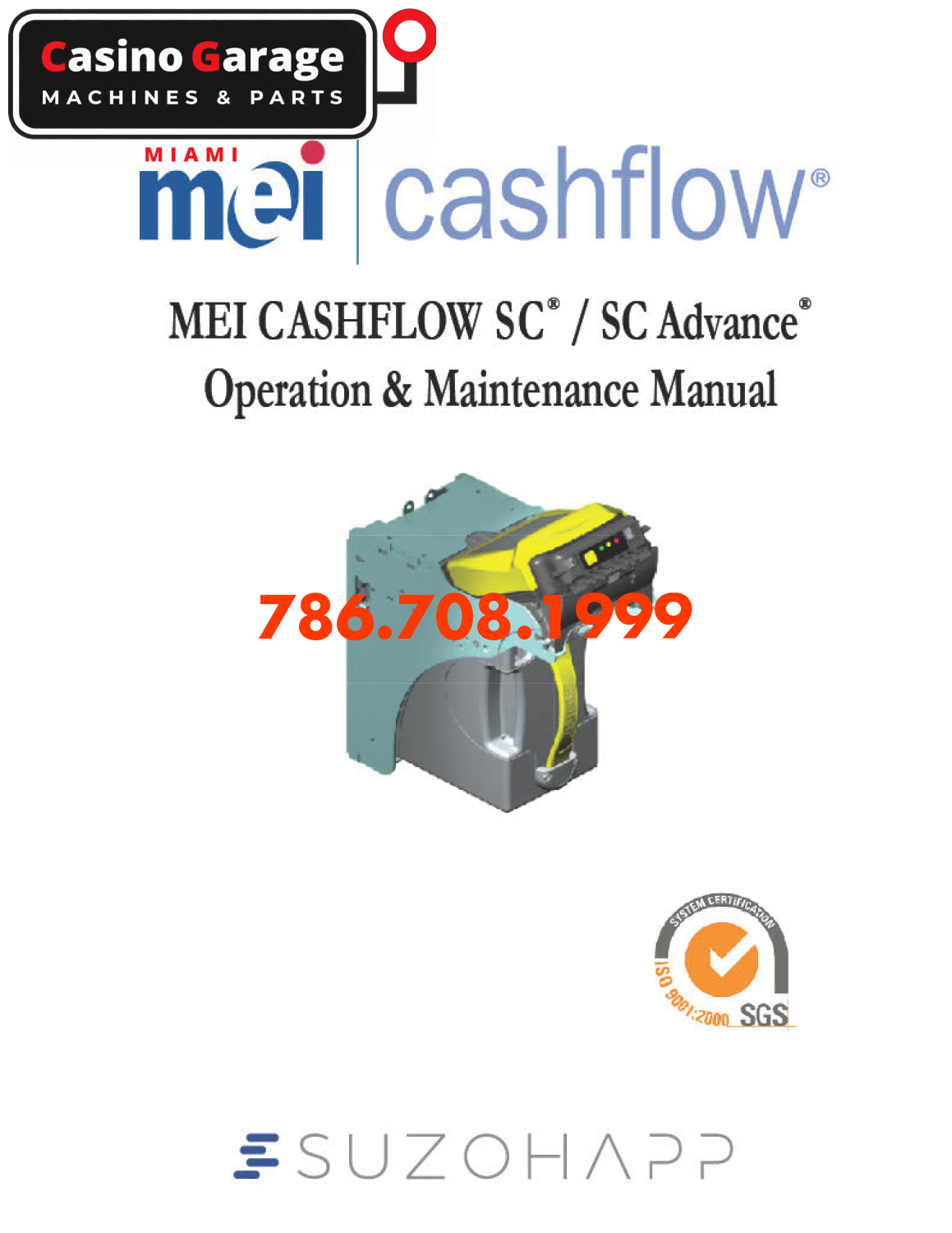 MEI CASHFLOW SC® / SC Advance Operation & Maintenance Manual Manuals (Digital Download)