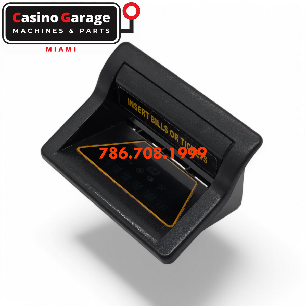 KONAMI PODIUM DOOR BEZEL BILL FOR VALIDATOR Bezels-Door