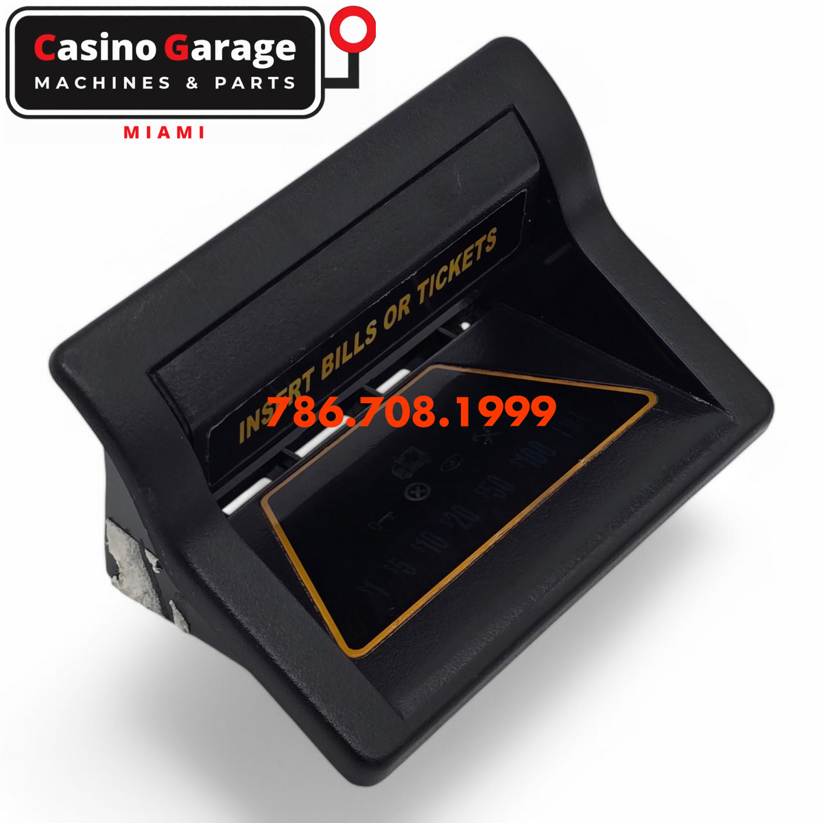 KONAMI PODIUM DOOR BEZEL BILL FOR VALIDATOR Bezels-Door