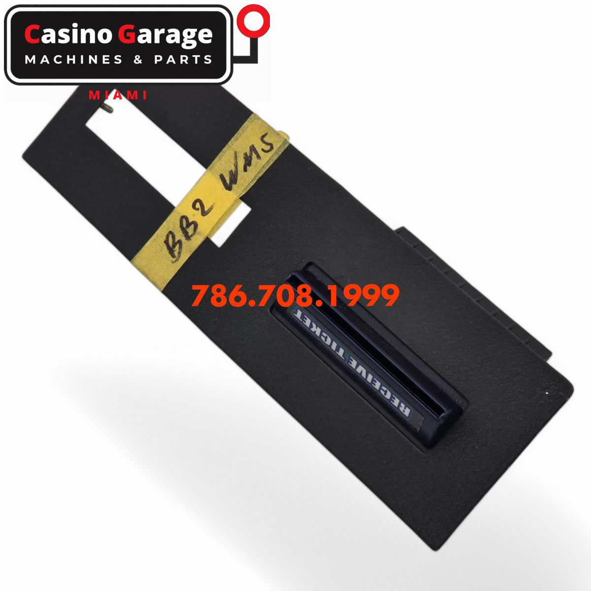 WMS BB2 BB2E Ticket Printer Bezel with metal Plate Bezels-Ticket Printer