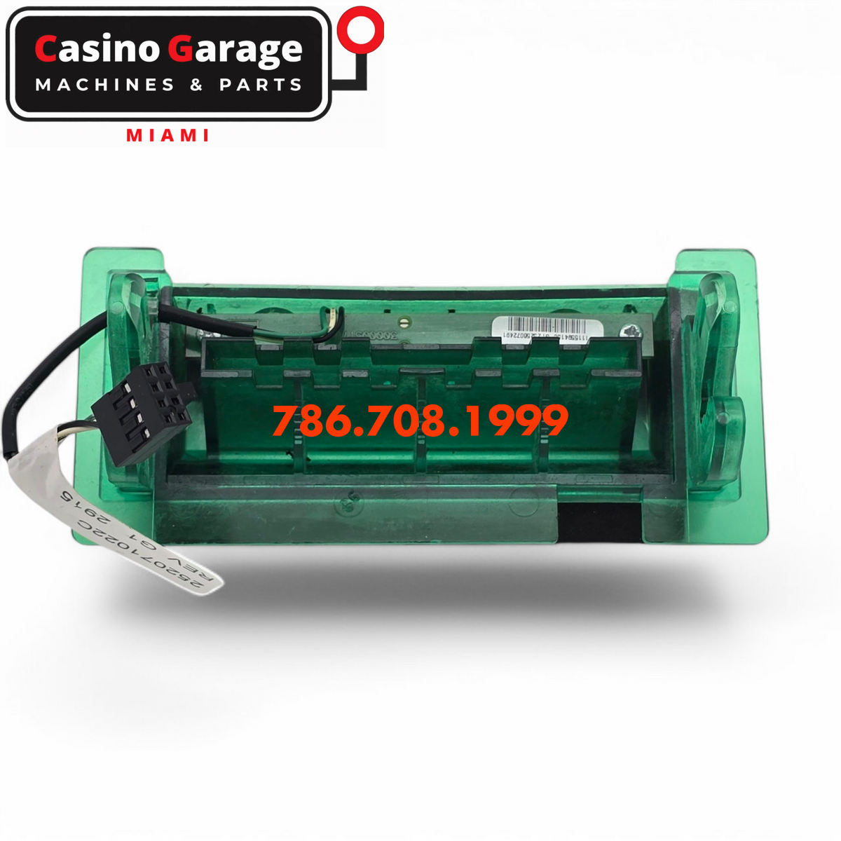 Wms BB 2 MEI Bill Validator Bezel for MEI SC 66 and SCN 66