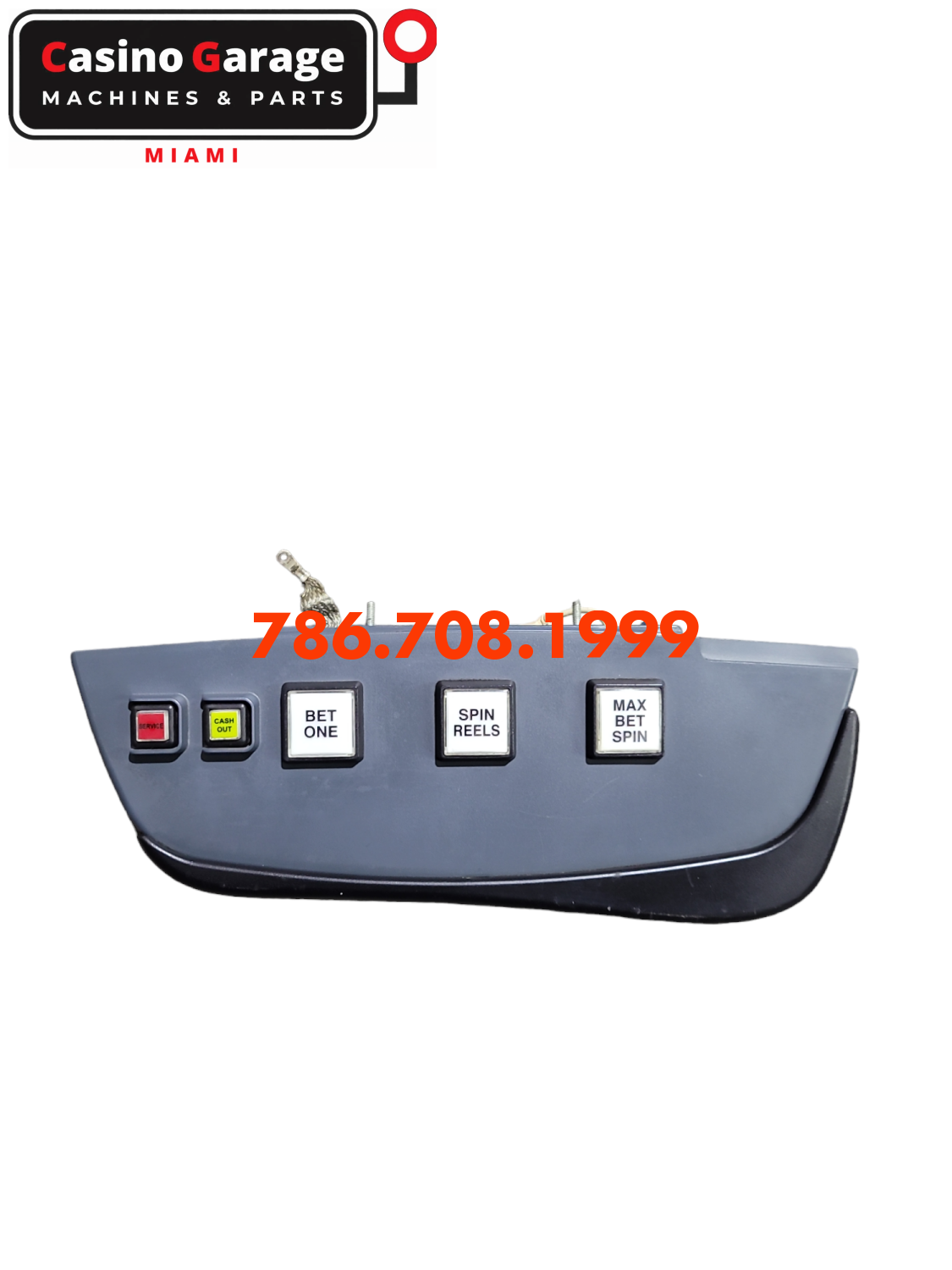 Wms Bb3 - Button Panel W/ 5 Buttons Panels